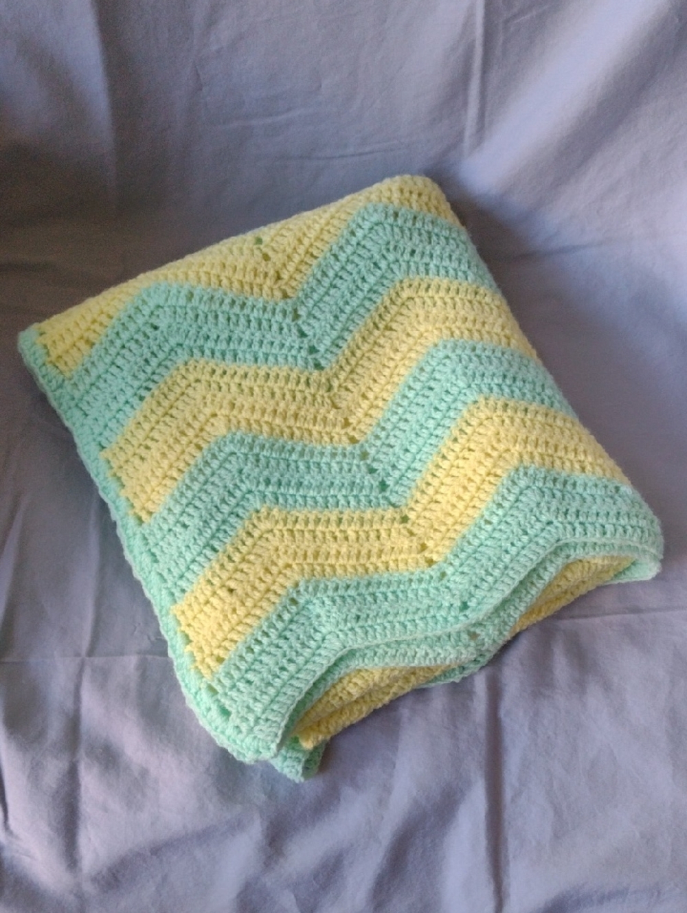 Vintage Crocheted Baby Blanket